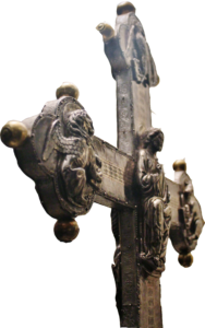 Manifattura lucchese, Croce astile, secondo decennio del sec. XIV, particolare verso